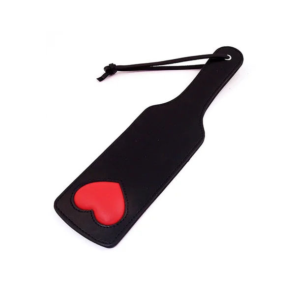 Rouge Leather Paddle with Heart