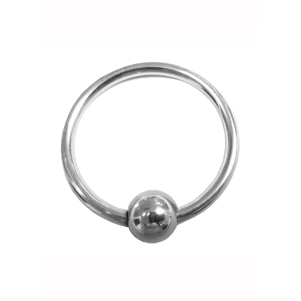 Rouge Stainless Steel Glans Ring with Ball Cock Ring