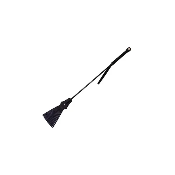 Rouge Tasseled Riding Crop, Black