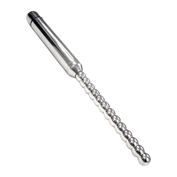 Rouge Vibrating Stainless Steel Urethral Sound – Silver