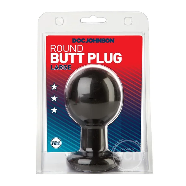 Round PVC Butt Plug