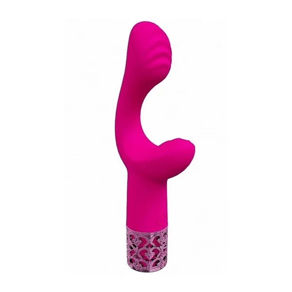 Royal Gems Majestic Rechargeable Silicone Vibrator – Pink