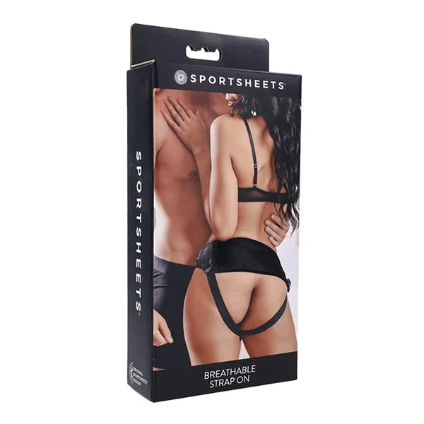 Saffron Breathable Mesh – Strap-On (Black)