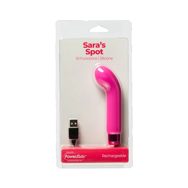 Sara's Spot Rechargeable Bullet With Removable G-spot Sleeve Pink