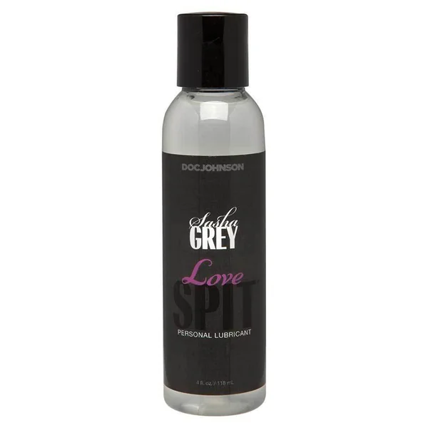 Sasha Grey Love Spit Lube Water Based Sex Lubricant 4 oz