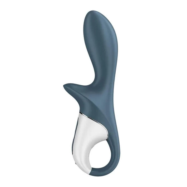 Satisfyer Air Pump Booty 2 Rechargeable Silicone Anal Vibrator – Gray