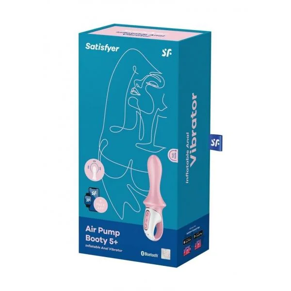 Satisfyer Air Pump Booty 5+ Red