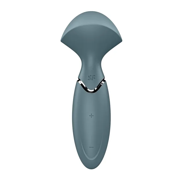 Satisfyer Mini Wand-er Rechargeable Silicone Massager – Grey