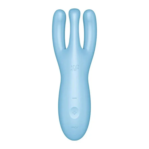 Satisfyer Threesome 4 Vibrator With Connect App Blue