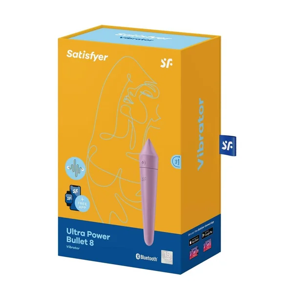 Satisfyer Ultra Power Bullet 8 Rechargeable Silicone Bullet Vibrator