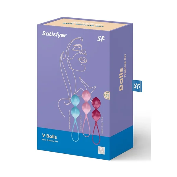 Satisfyer V Balls Set Of 3 Clitoral Stimulation