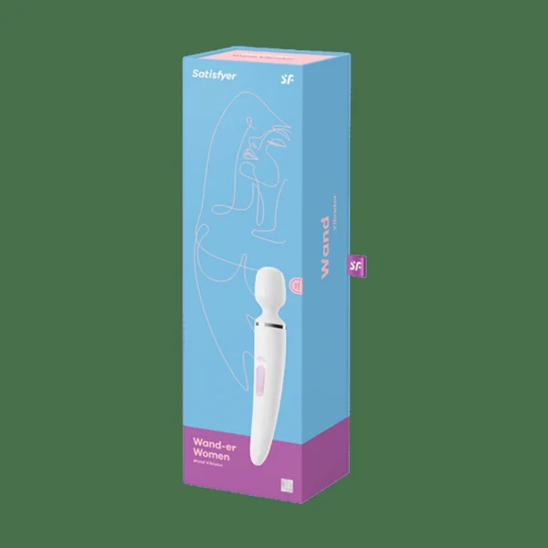 Satisfyer Wand-er Woman White/Chrome