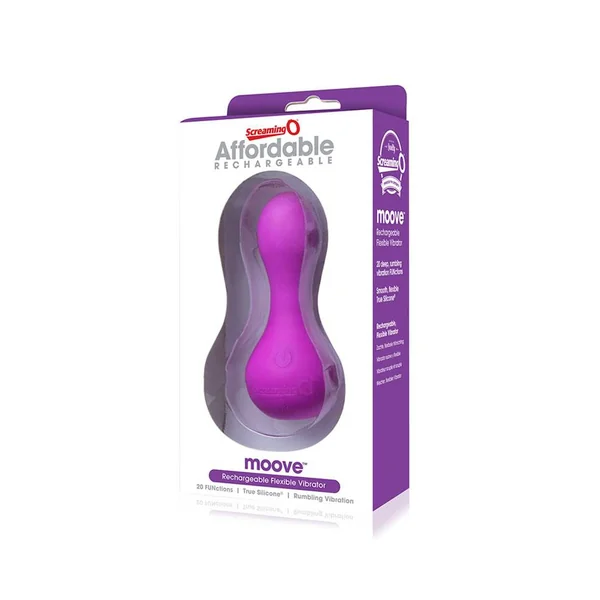 Screaming O - Charged - Moove Discreet Rechargeable Vibrator - Purple