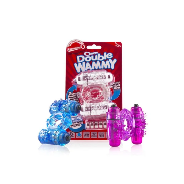 Screaming O - O Wow Double Wammy - Dual Vibrating Cock Ring