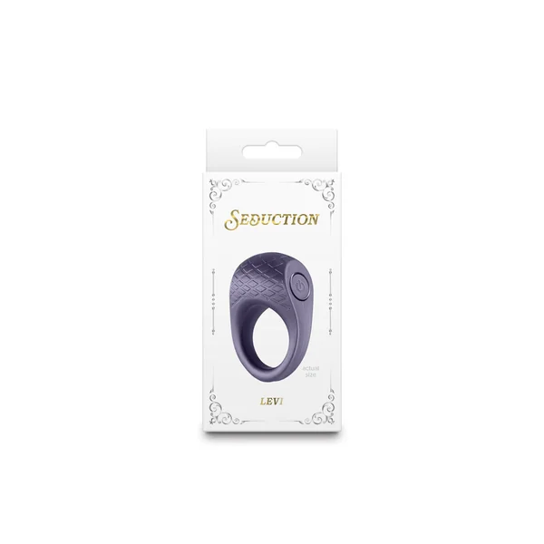 Seduction Levi Vibrating Ring Metallic Gray