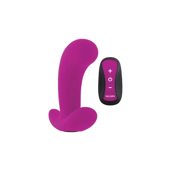 Selopa - Hooking Up Remote Controlled Butt Plug - Pink