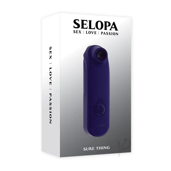 Selopa Sure Thing Silicone Clitoral Stimulator - Purple