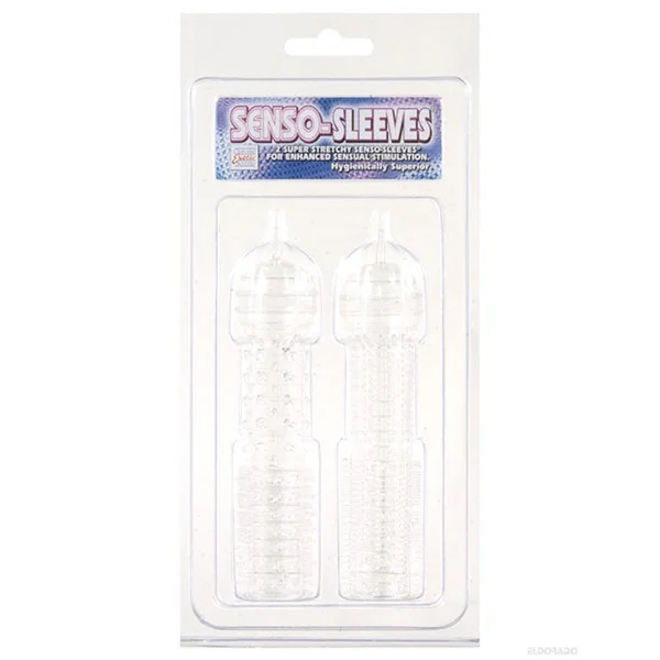 Senso Silicone Sleeves 2 Pack - Clear