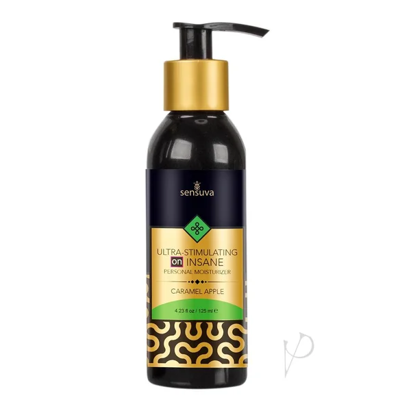Sensuva Ultra Stimulating On Insane Caramel Apple Flavored Hybrid Lubricant 4oz