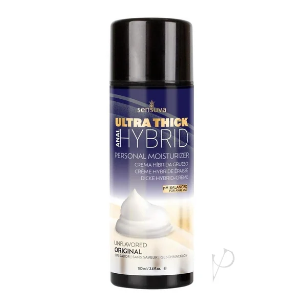 Sensuva Ultra-Thick Anal Hybrid Lubricant Original Unflavored 3.4oz