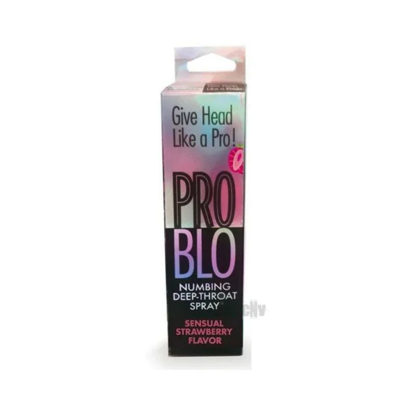 Sex Enhancers: Pro Blo Numbing Deep Throat Spray Strawberry 1 Oz.