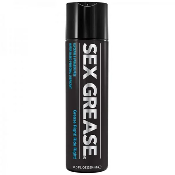 Sex Grease Water Based Personal Lubricant 8.5 Ounce Bottle