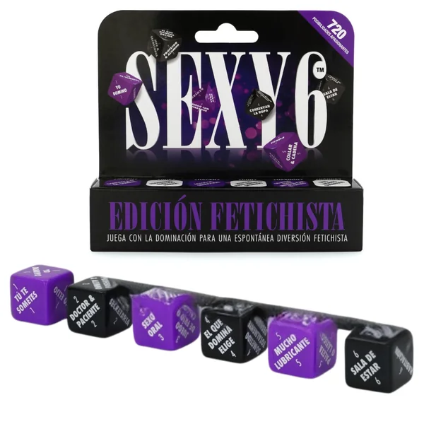 Sexy 6 Dice Kinky Edition Spanish-inspired Adult Sex Games