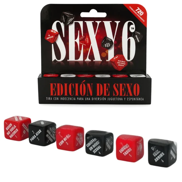 Sexy 6 Dice Sex Edition Travel-friendly Spanish Couple’s Adult Sex Games