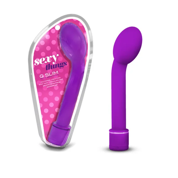 Sexy Things By Blush® | G Slim Petite G-Spot Purple 6.5-Inch Vibrator
