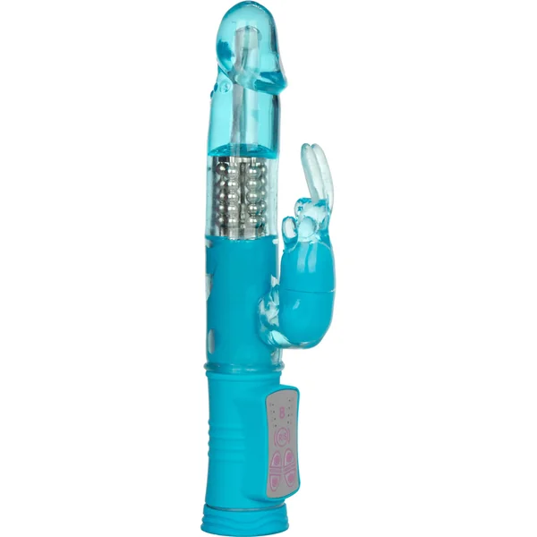 Shanes World Jack Rabbit Vibrator Waterproof Blue 4.5 Inch