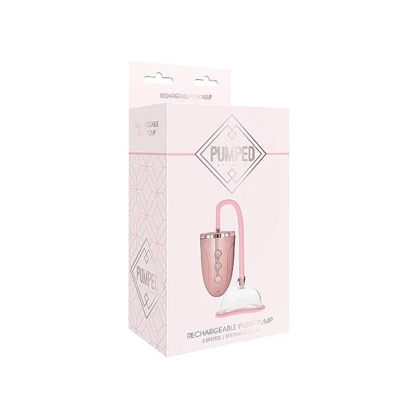 Shots Pumped Rechargeable 3-Speed Pussy Pump Pink