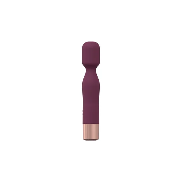 Shots Toys - Loveline - Glamour Mini Wand Vibrator - Burgundy