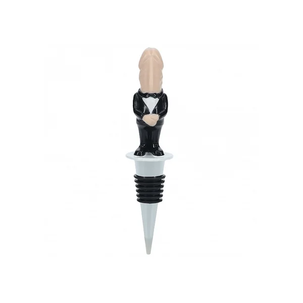 Shots Toys - The Dickheads - Groom Bottle Stopper - Beige