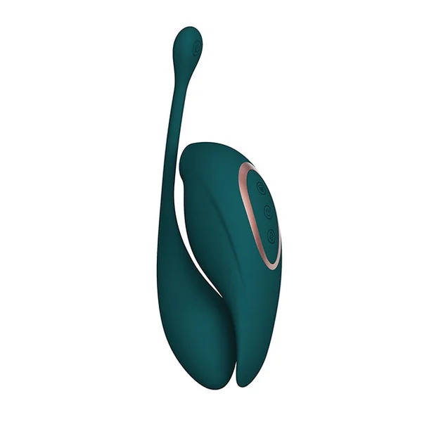 Shots Twitch 2 Vibrator w/Remote Control Vibrating Egg - Forest Green