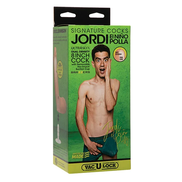 Signature Cocks Jordi El Nina Polla 8in Ultraskyn Cock