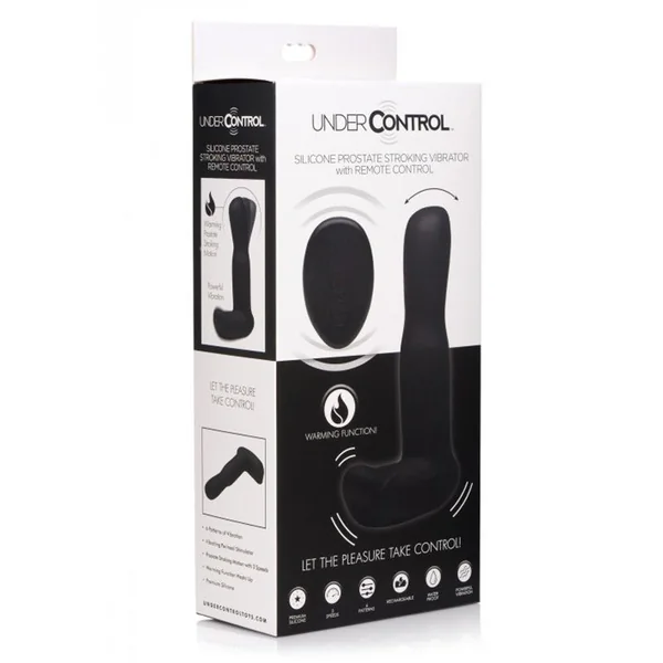 Silicone Prostate Stroking Vibrator with Remote Control