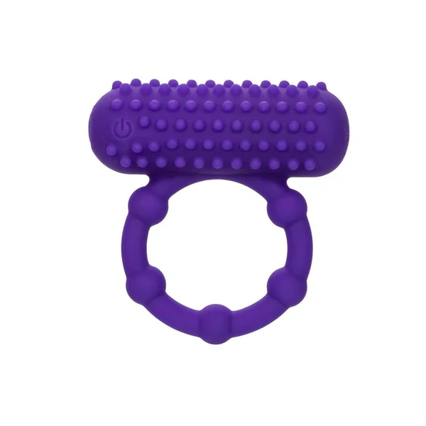 Silicone Rechargeable 5 Bead Maximus Couples Ring – Purple