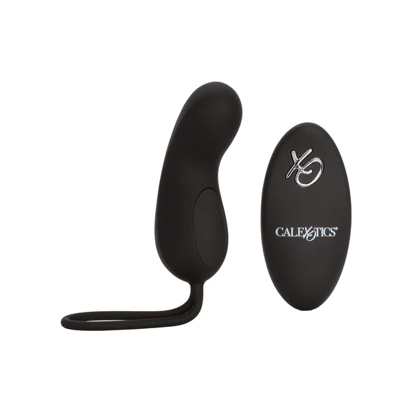 Silicone Wireless Remote USB Rechargeable Curve Bullet Waterproof Black