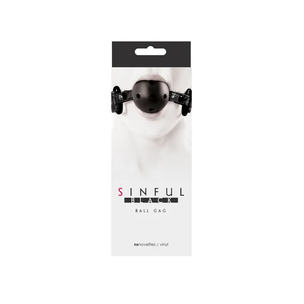 Sinful – Black – Ball Gag