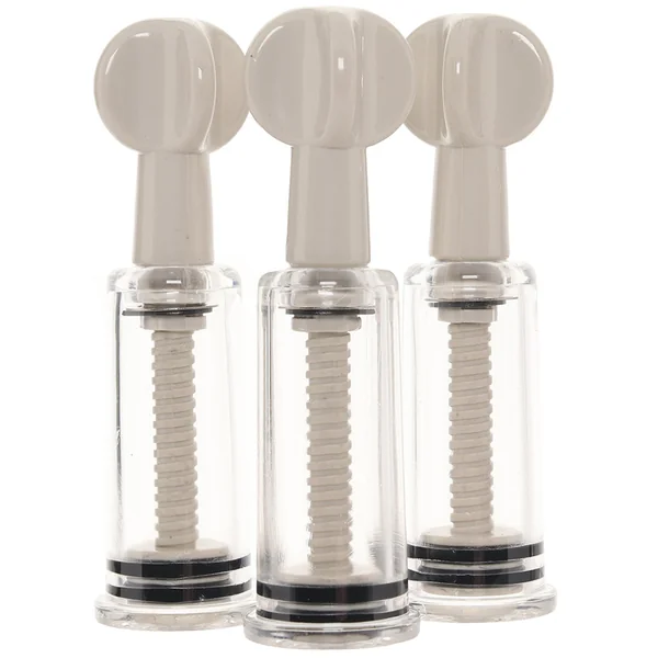Size Matters MaxTwist Clit & Nipple Sucker Set in White