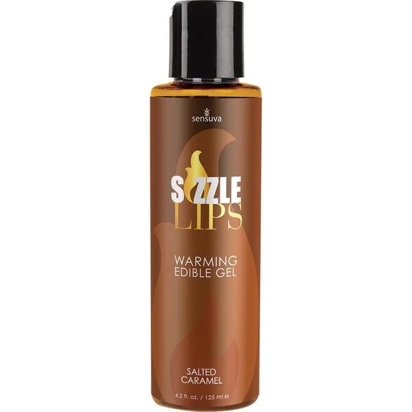 Sizzle Lips Warming Edible Gel Salted Caramel