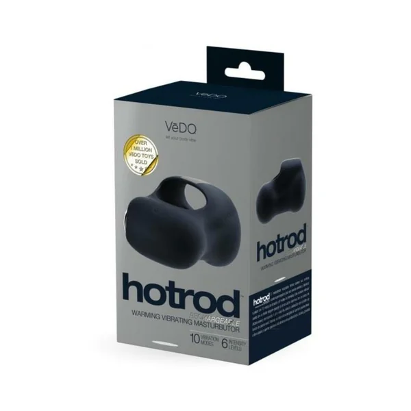 Sleeves: Vedo Hotrod Rechargeable Warming Masturbator Just Black