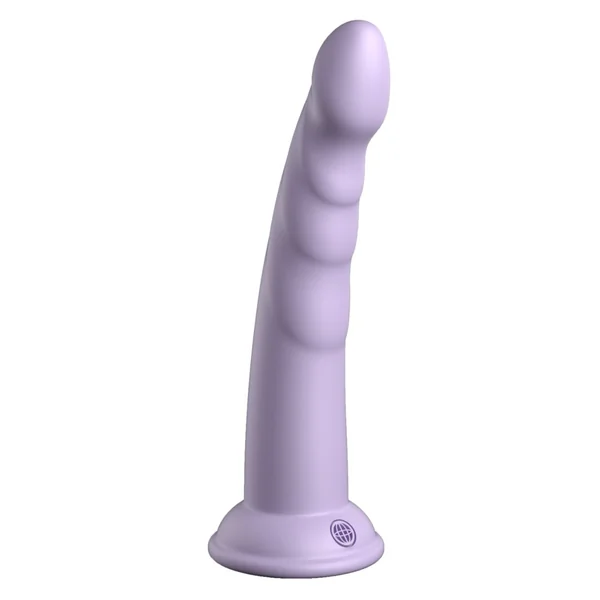 Slim Seven 7 Inch G-Spot & Prostate Tapered Dildo - Purple