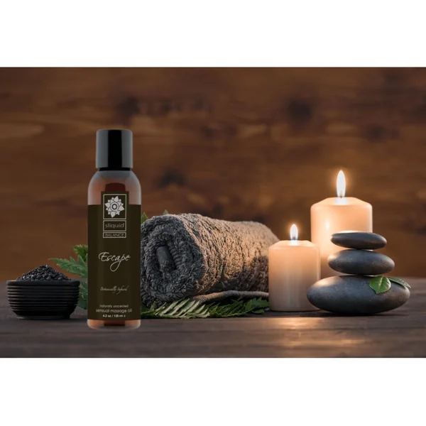 Sliquid Balance Massage Oil Fragrance-Free Natural Ingredients