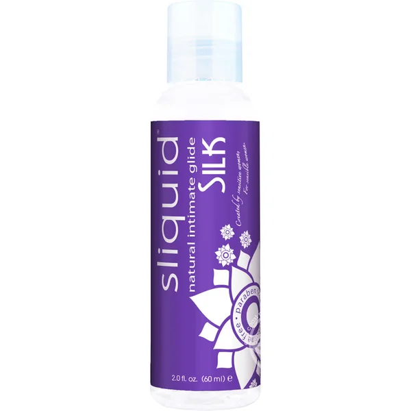 Sliquid Naturals Silk Premium Intimate Glide Lubricant 2oz