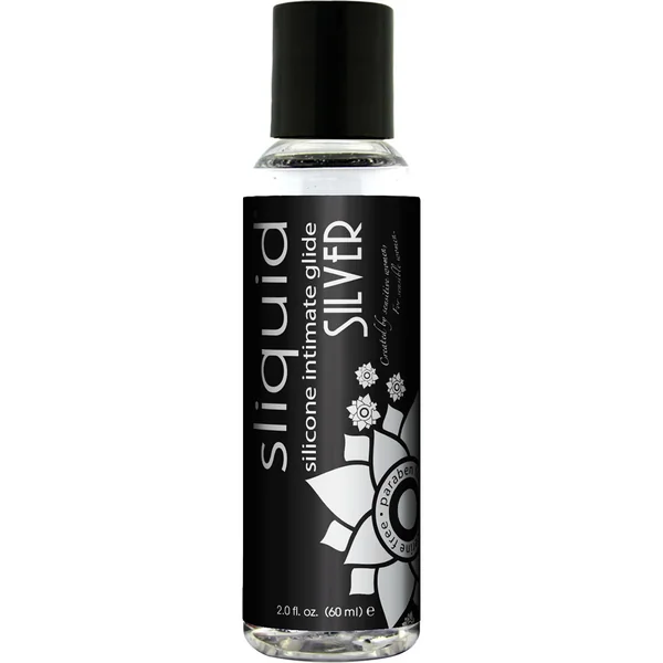 Sliquid Naturals SilverSilicone Intimate Anal Lube Paraben Free