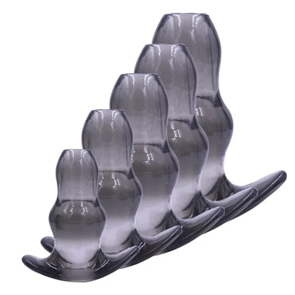 Soft Speculum Hollow Anal Plug Enema Sex Toys For Adults