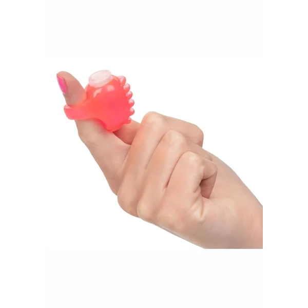 Soft Stretchy Stimulator Discreet Foil Finger Vibrator Teaser