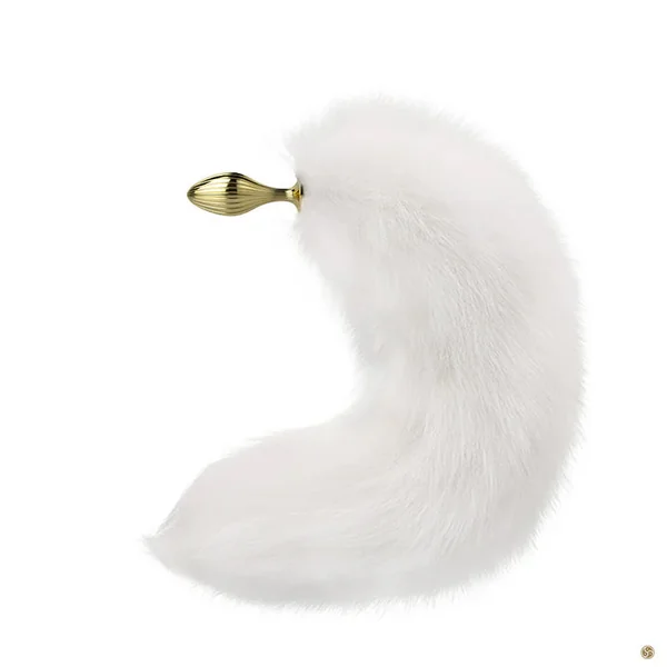 Soulnight Fox Tail Golden Whale Anal Plug
