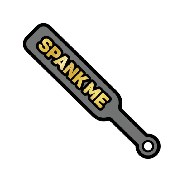 Spank Me Paddle Pin